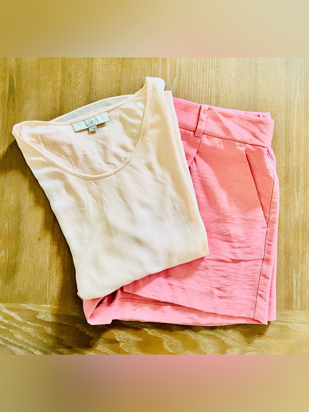 NWT LOFT Pink Tailored Shorts - Size Medium